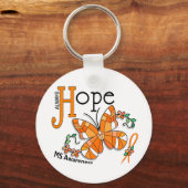 Glass Butterfly MS Schlüsselanhänger (Vorderseite)