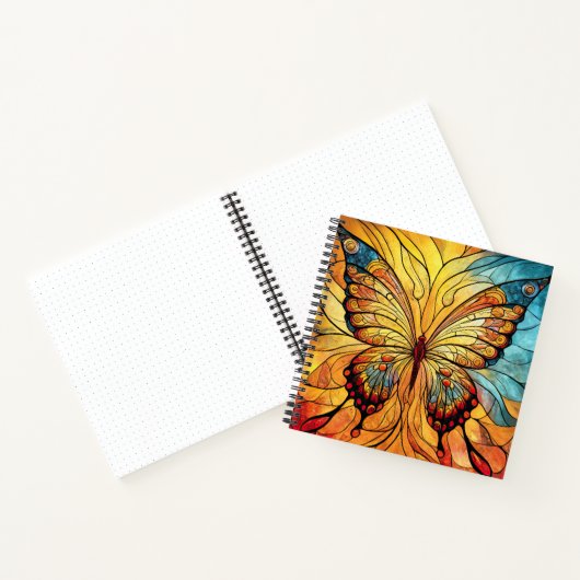 Glass Butterfly Notizblock (Innenseite)