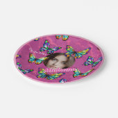 Glass Butterfly Pappteller (Schrägansicht)