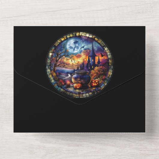 Glass Cauldron All In One Einladung (Rückseite)