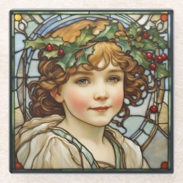 Glass Christmas Child Untersetzer