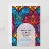 Glass Christmas Party Einladung (Vorderseite)