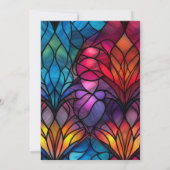 Glass Christmas Party Einladung (Rückseite)