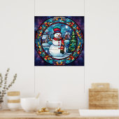 Glass Christmas Poster (Küche)
