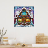 Glass Christmas Poster (Küche)
