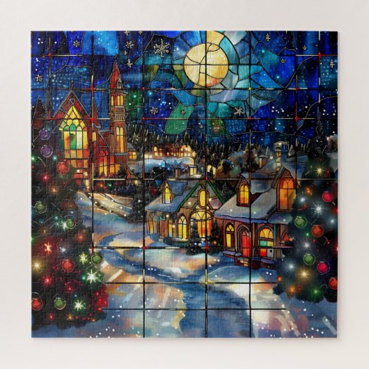 Glass Christmas Puzzle (Vertikal)