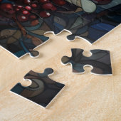 Glass Christmas Puzzle Poinsettia (Seite)