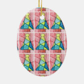 Glass Christmas Tree Keramik Ornament (Hinten)