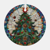 Glass Christmas Tree Ornament Aus Glas (Rückseite)