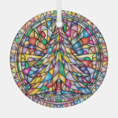 Glass Christmas Tree Ornament Aus Glas (Vorderseite)