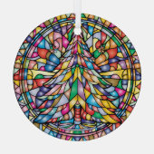 Glass Christmas Tree Ornament Aus Glas (Rückseite)