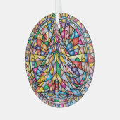 Glass Christmas Tree Ornament Aus Glas (Vorderseite links)