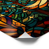 Glass Christmas Tree Poster (Ecke)