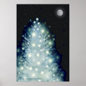 " GLASS CHRISTMAS TREE " von Robert Singletary Poster (Vorne)