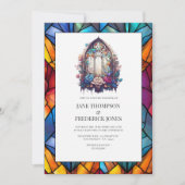 Glass Church Wedding Einladung (Vorderseite)