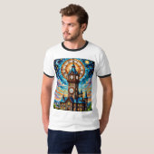 Glass Clock Tower Fantasy Tshirt (Vorne ganz)