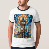Glass Clock Tower Fantasy Tshirt (Vorderseite)