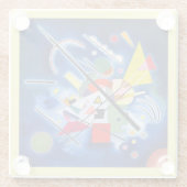 Glass COASTER - "Blue Painting" (1924) - Kandinsky Glasuntersetzer (Rückseite)