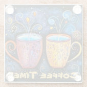 Glass COASTER - Coffee Time Glasuntersetzer (Rückseite)
