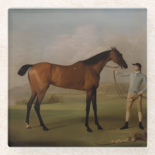 Glass Coaster Equestrian Glasuntersetzer (Vorderseite)