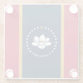 Glass coaster with flag of Mississippi State, USA Glasuntersetzer (Rückseite)