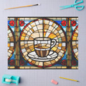 Glass Coffee Cup Seidenpapier (Basteln)