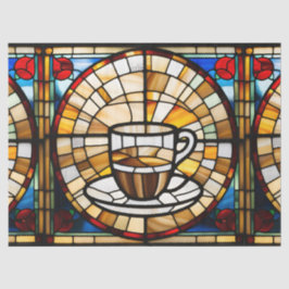Glass Coffee Cup Seidenpapier