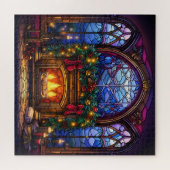 Glass Cosy Vintagen Salon Feuerplatz Garlan Puzzle (Horizontal)