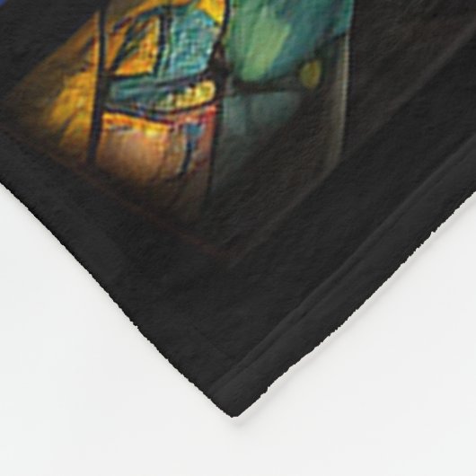 Glass Crescent Moon Fleecedecke (Ecke)