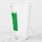 Glass Cup 16oz - Personalisiert Bild hinzufügen Glas (Links)