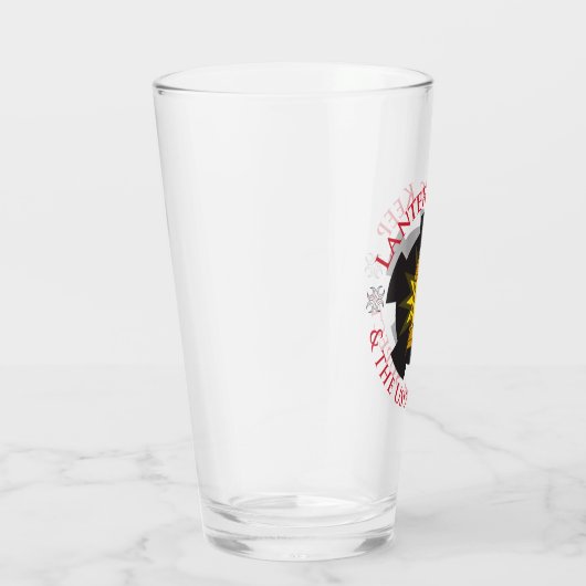 Glass Cup mit LKUS-Abzeichen Glas (Rechts)