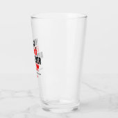 Glass Cup - Never Stop Glas (Links)