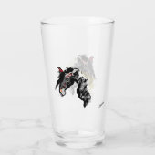 Glass Cup : Pferd mit Durst Glas (Rückseite)