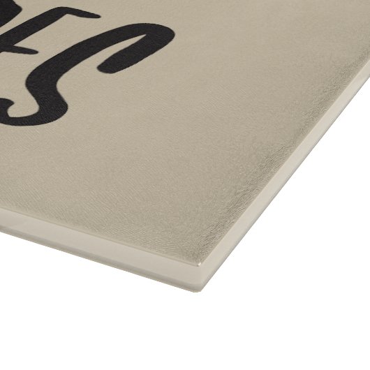 Glass Custom I Liebe Sie von meinem Kopf Tomaten Schneidebrett (Ecke)