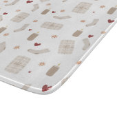 Glass Cutting Board - Christmas Pattern Schneidebrett (Ecke)