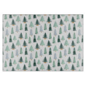 Glass Cutting Board - Christmas Pattern Schneidebrett (Vorderseite)