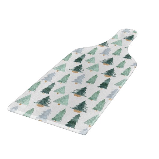 Glass Cutting Board - Christmas Pattern Schneidebrett (Ecke)