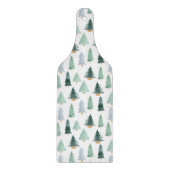 Glass Cutting Board - Christmas Pattern Schneidebrett (Vorderseite)