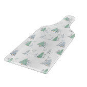 Glass Cutting Board - Christmas Pattern Schneidebrett (Ecke)