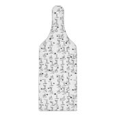 Glass Cutting Board - Christmas Pattern Schneidebrett (Vorderseite)