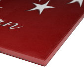 Glass Cutting Board/Christmas Schneidebrett (Ecke)