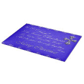 Glass Cutting Board/Christmas Schneidebrett (Ecke)