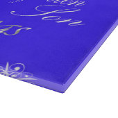 Glass Cutting Board/Christmas Schneidebrett (Ecke)