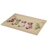 Glass Cutting Board/Christmas Strumpfs Schneidebrett (Ecke)