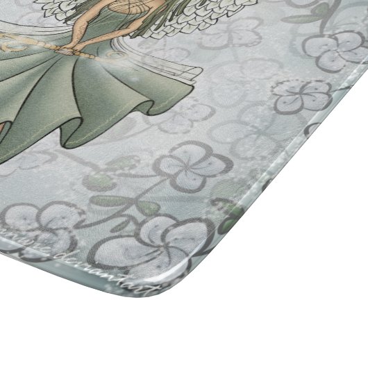 Glass Cutting Board- Fairy Summoning Spring Design Schneidebrett (Ecke)