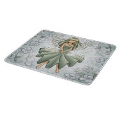 Glass Cutting Board- Fairy Summoning Spring Design Schneidebrett (Ecke)