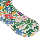 Glass Cutting Board - Happy Floral Flower Pattern. Schneidebrett (Ecke)
