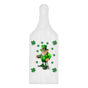 Glass Cutting Board Happy St. Patrick's Day Schneidebrett