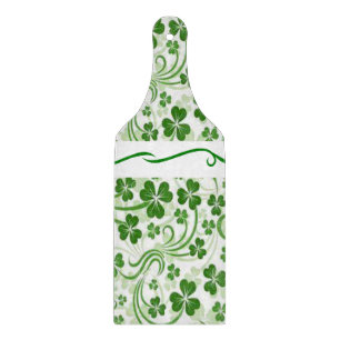 Glass Cutting Board Happy St. Patrick's Day Schneidebrett