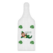 Glass Cutting Board Happy St. Patrick's Day Schneidebrett (Vorderseite)